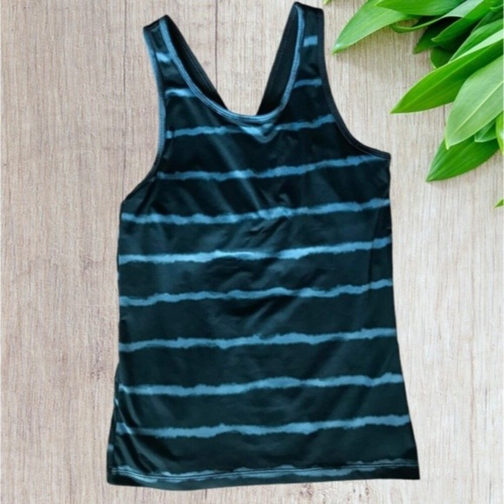 Champion Women's Blue Workout Tank Top With Built In Sports Bra